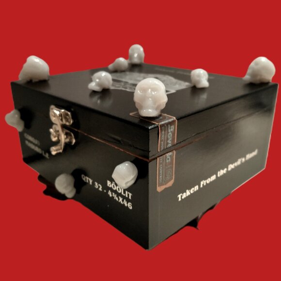 Suenos de Saundra Upcycled EXTREMELY RARE Esteban Cigar Box, Home Accent/Storage - Picture 11 of 12